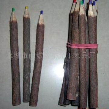 Suministro de plomo de color cepillo de madera natural pluma lápiz regalo de negocios artesanía lápiz de color