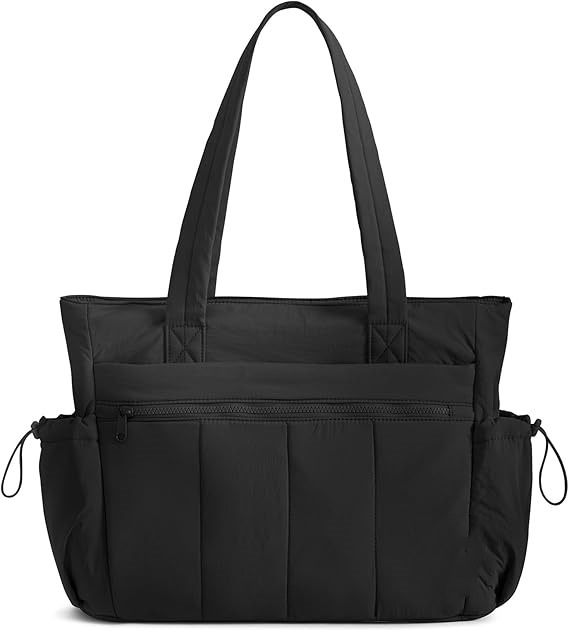 Amazon nuevo bolso de mano de damas bolso de viaje portátil ligero bolso de hombro acolchido bolso de mano casual