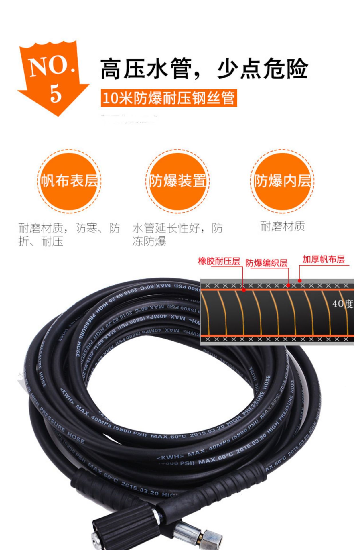 Portable Automatic High Pressure 220V Electric Car Washer