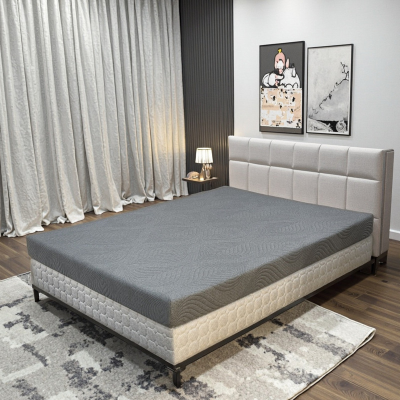 Customized High-Elastic Sponge Mattress for Apartment Student Dormitories, Exported and Rolled for Shipment