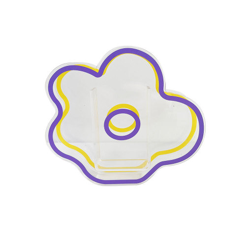 Cross-border Nordic simple ins colorful acrylic vase transparent colorful living room dried flowers geometric flowers