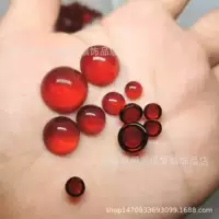 3 ~ 20 мм стеклянные прозрачные большие красные полукруглые бусины полукруглое кольцо DIY Хрустальные стеклянные бусины античный материал инкрустации