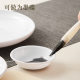 Imitation ceramic plate palette pure white calligraphy traditional Chinese painting pigment plate ink plate student painting anti-drop ink plate wholesale