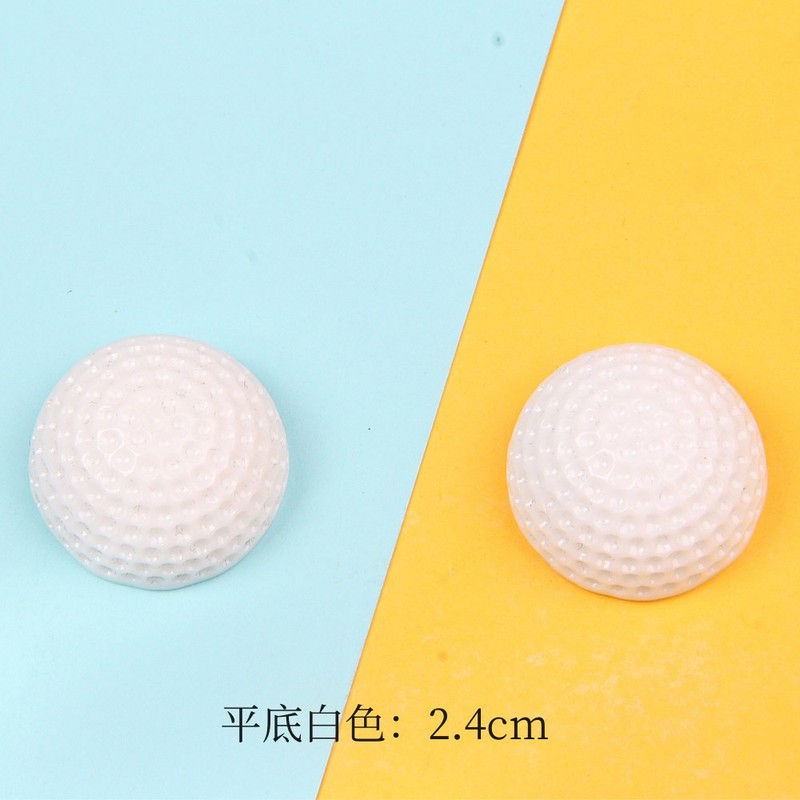 大きいサイズの樹脂のスポーツのボール類の平底はサッカーのバスケットボールの樹脂の部品のdiyの創意のアクセサリのピアスの部品を貼ります。|undefined