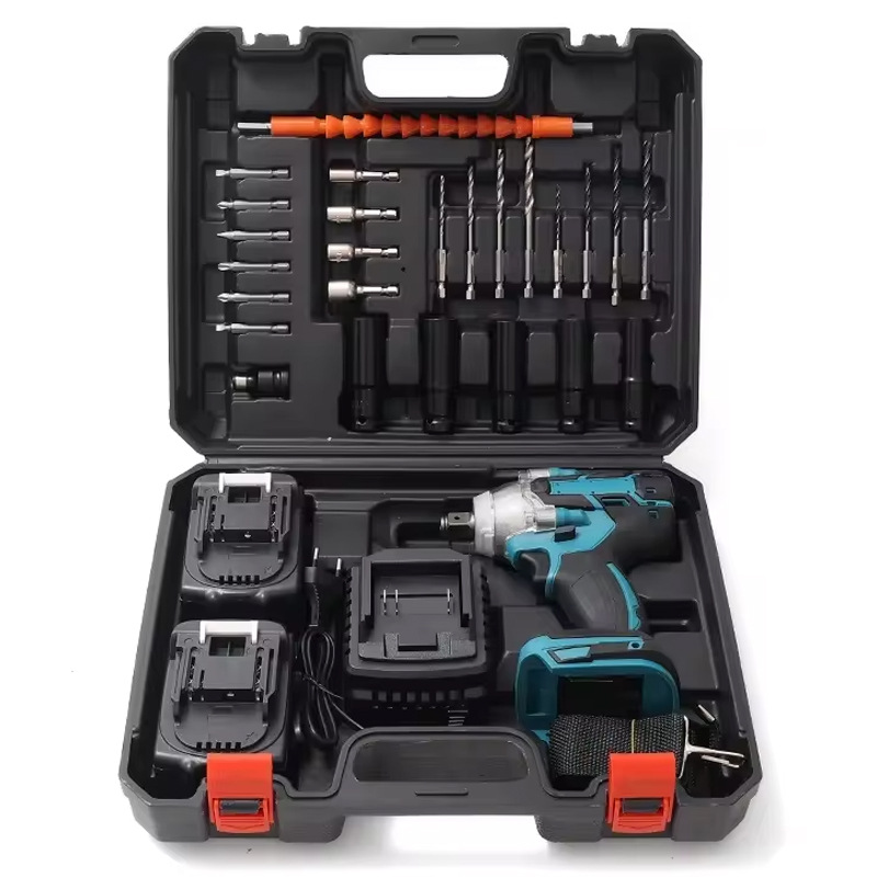 无刷充电多功能冲击扳手汽修架子工用电动风炮大扭矩锂电电动扳手