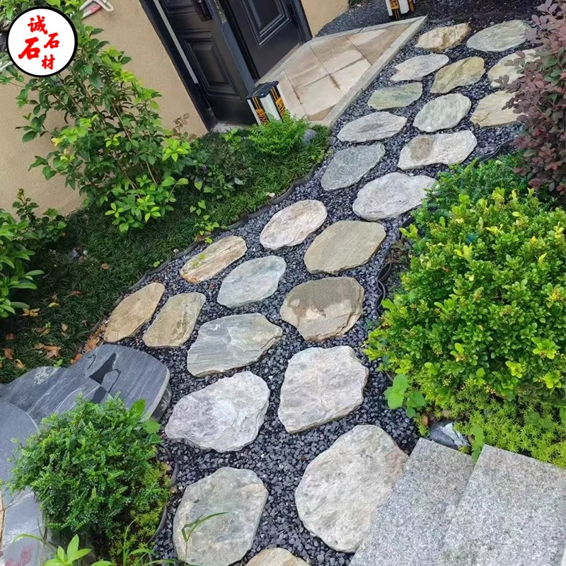 Сад Тинбу каменная садовая нескользкая брусчатка вилла газон ступенька двор плитка напольная плитка каменная ступенька