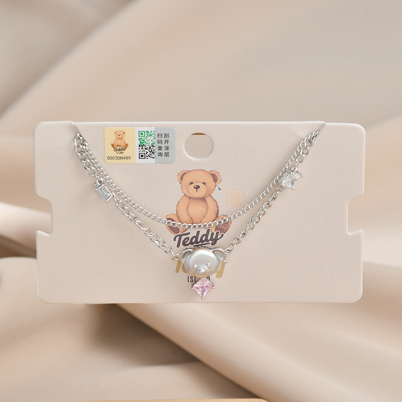 Fashion Bear Copper Plating Zircon Bracelets 1 Piece