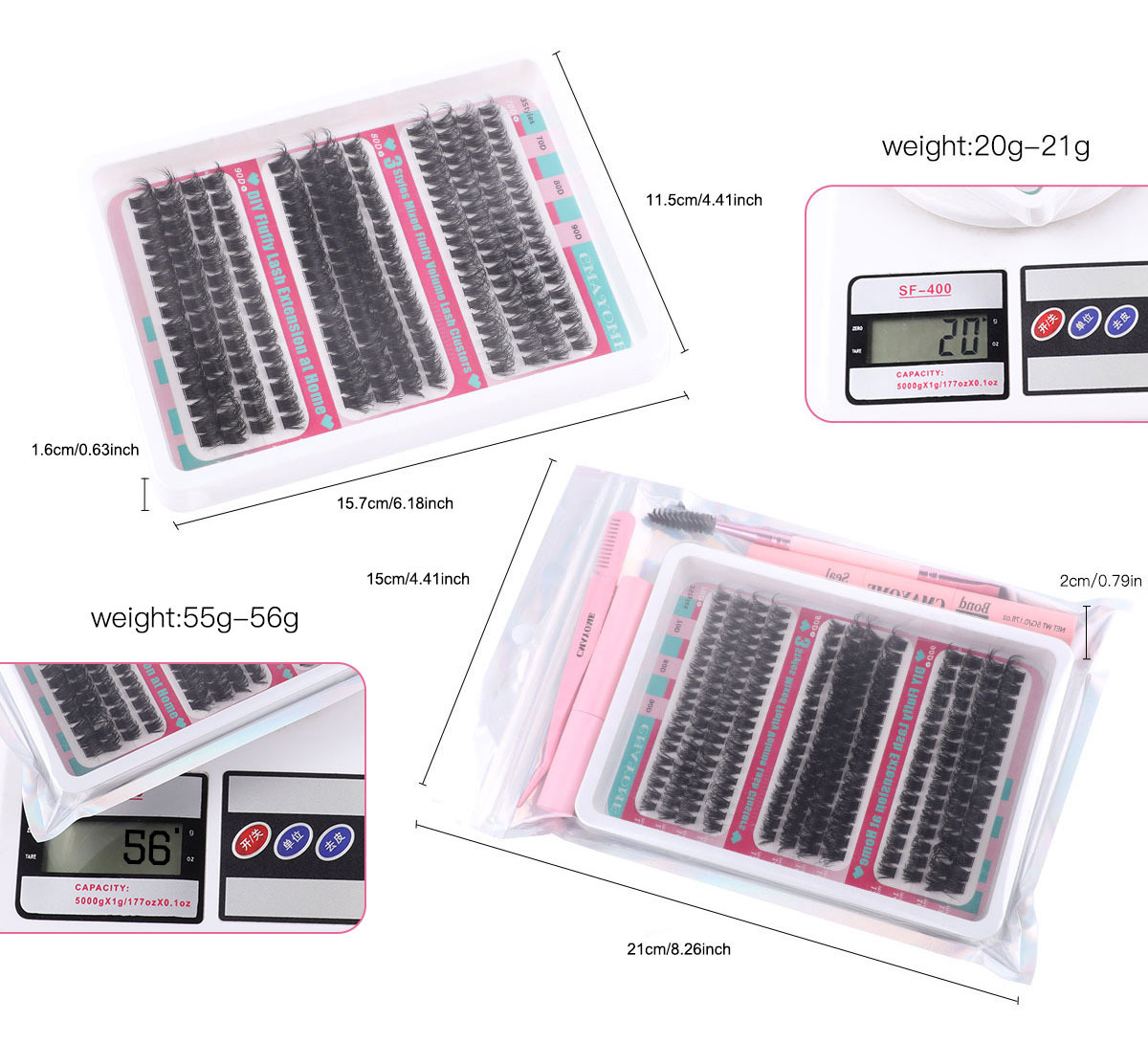 30g Weight Makeup Tool Sets Makeup Tools Types 1 Set Quantity Artificial Fiber Material Solid Color Pattern Casual, Elegant, Lady Style Casual Elegant Lady Solid Color Artificial Fiber Makeup Tool Sets 1 Set 9