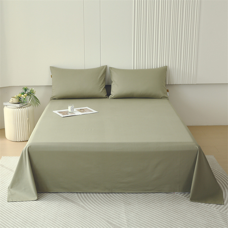 Sábanas de algodón moderno simple 100% sábanas de algodón monocolor sábanas de algodón madre y bebé sábanas de algodón