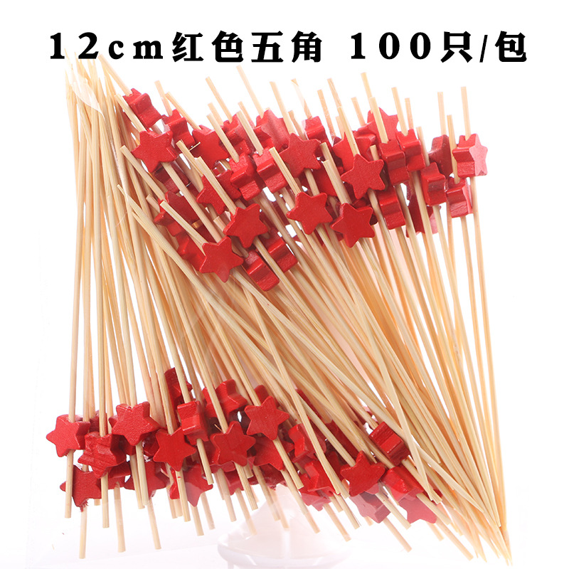 Fruit stick desechable flor stick