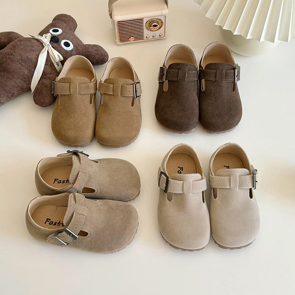 Children's demi-season small retro shoes for boys