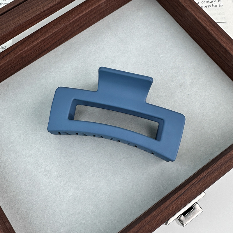 Pinza de tiburón estilo Corea INS, clip esmerilado de color sólido, accesorios de pelo para mujer