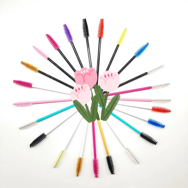 Spot supply eyelash brush secondary eyelash brush makeup set eyebrow brush eyelash roll graft makeup tool