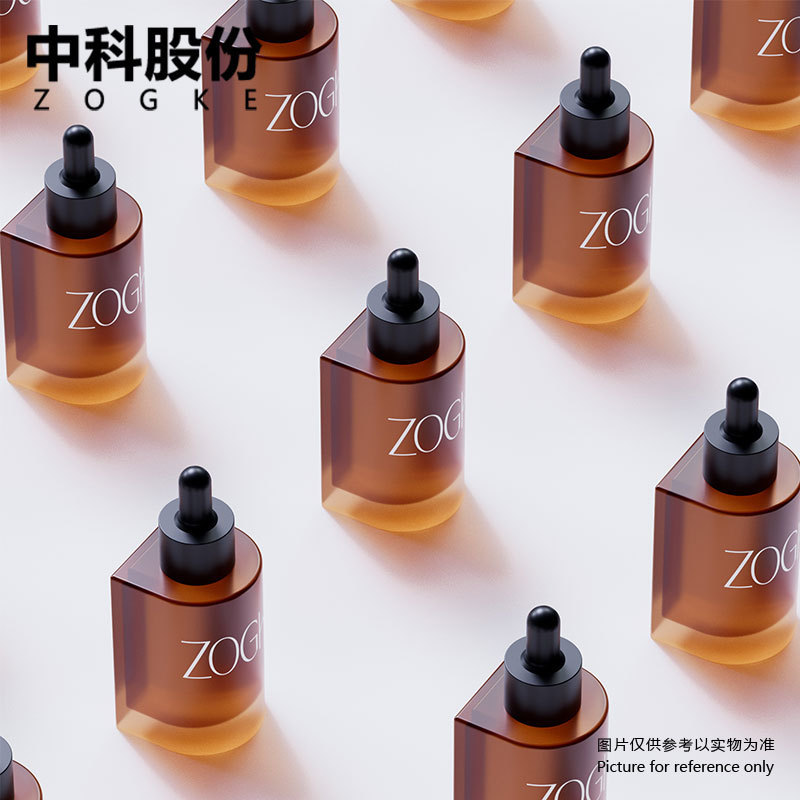 厂家现货30ml厚底半圆滴管瓶原液精华分装瓶玻璃瓶化妆品瓶批发|undefined
