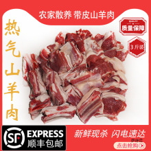 崇明启东产热气香山羊带皮鲜羊肉3斤装现杀无注水剂