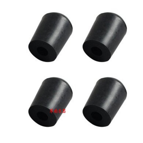 Bajo columna de cola soporte de pie anillo de cuero doble bajo de goma almohadilla de cuero de silicona antideslizante cubierta de cuero de goma