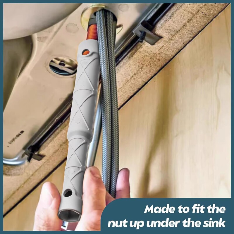 Suitable for Moen Faucet Hex Socket Wrench for Sink, Washbasin, and Vegetable Washing Basin Faucet Nut Removal and Repair