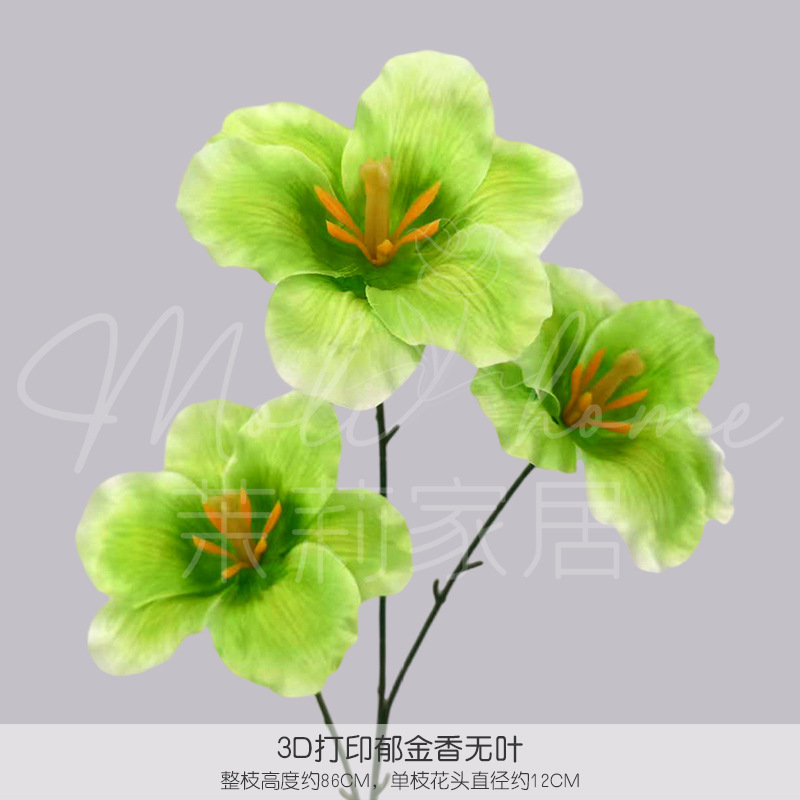 잔디 녹색 8#-잎이 없는 튤립 3D 프린팅