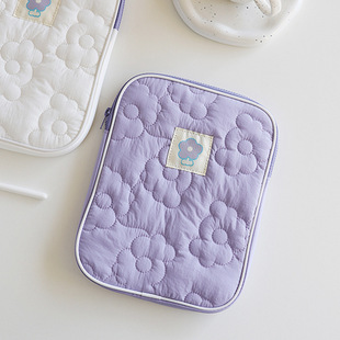 New ins Japanese ipad bag portable fabric protection tablet travel storage bag soft clutch