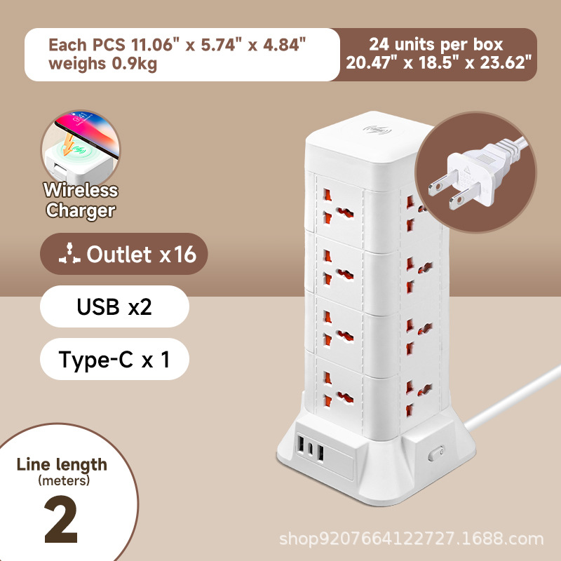 EE. UU. 2 pies-2 metros-4 capas/USB/carga inalámbrica