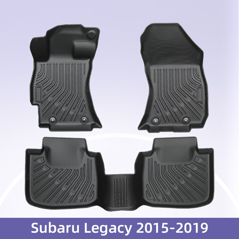 Aplicable a Subaru Legacy Fuel 2015 - 2019 3D todo el tiempo TPE almohadilla de pie de automóvil almohadilla de suelo antisucio