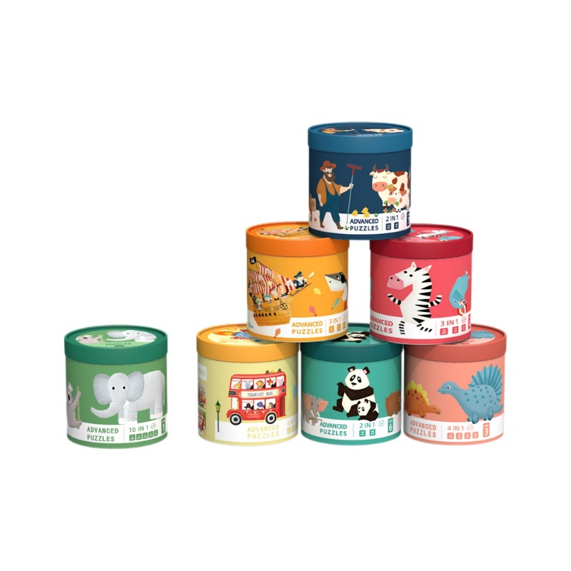 Rompecabezas, rompecabezas, entrenamiento de pensamiento lógico, juguetes de concentración, rompecabezas avanzado para niños, material didáctico de educación temprana de bloque grande