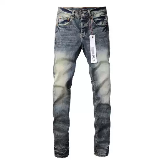 High-Quality Foreign Trade Direct Supply 2025 Summer New Style High Street Jeans Slim Fit Stretch Biker Men's Jeans