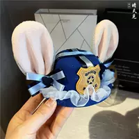 Кролик Полицейская Шапка Детская COS Мультфильм Кроличьи Уши Головные уборы Юбка Лолита для девочек Декоративная Милая шапка Джуди