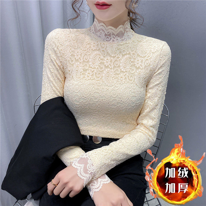 2024 Autumn Season New Style Western Style Velvet Thickened Lace…