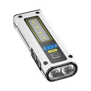 UV fənərlər Flashlight, Pocket Flashlight - sd26801-white-mini-three-switch-flashlight-with-side-lights