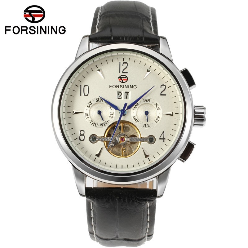 Men's Automatic Mechanical Watch With Tourbillon And Moon Phase_voghion.com