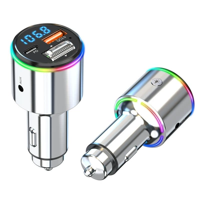charger car double fast charge, FM Modulyator
