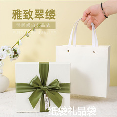 包裝袋子牛皮紙禮物袋紅色復古手提袋禮袋伴手禮服裝袋送禮禮品袋