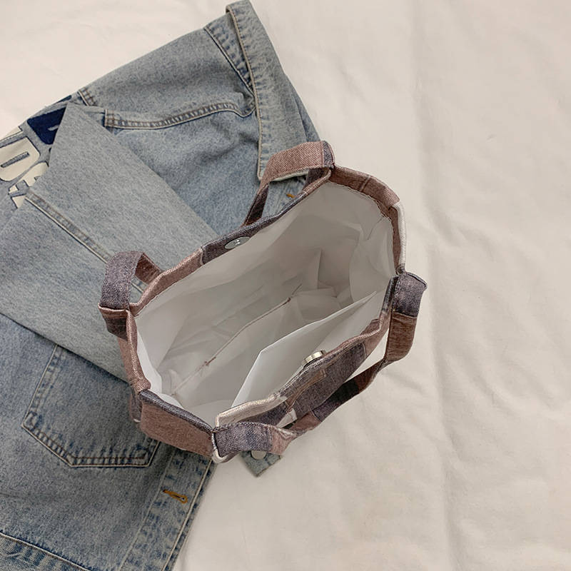 Women's 2024 New Cloth Trendy and Fashionable Denim Tote Versatile Large Capacity Casual Handheld Shoulder Bag_voghion.com