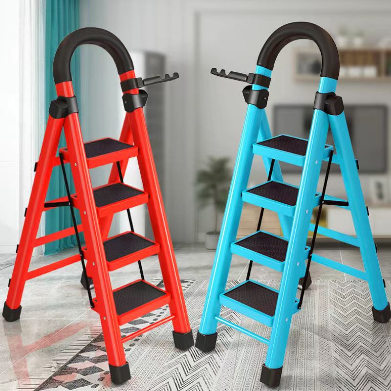 Folding ladder home multi -function indoor human character ladder…