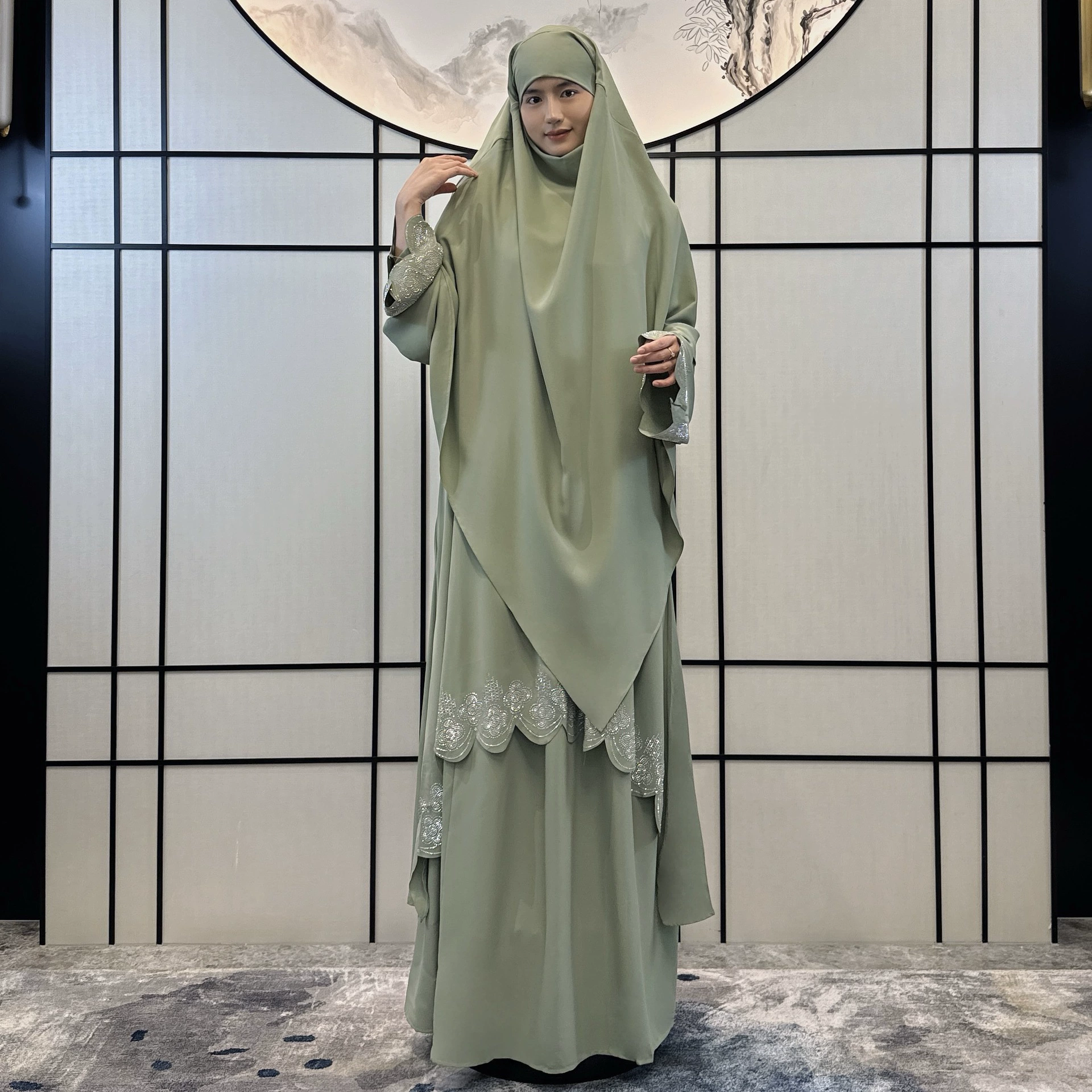Кросс-бордер женское платье, халат, длинная юбка ABAYA мода горячий барабан Халат ближний восток женская одежда арабская юбка