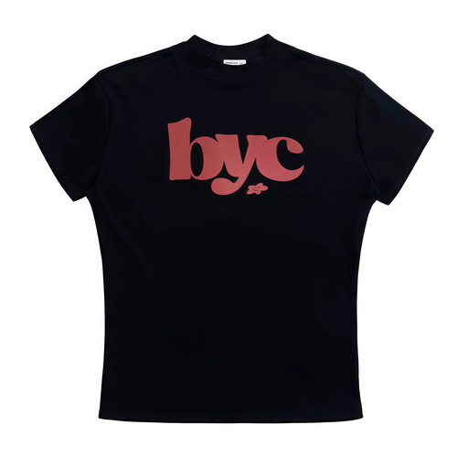 Foam Print Regular Fit Short Sleeve T-Shirt for Women 2025 Summer Stylish Round Neck Student Top Women's Fashion