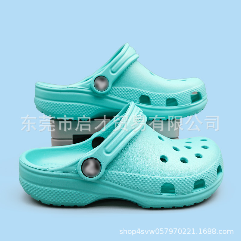Cruz de niños pequeñas estrellas agujero zapatos de playa clásicos al aire libre logo hueco sandalias 10126