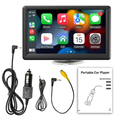 Car display — 7inch Portable Wireless Carplay - x500a-7inch