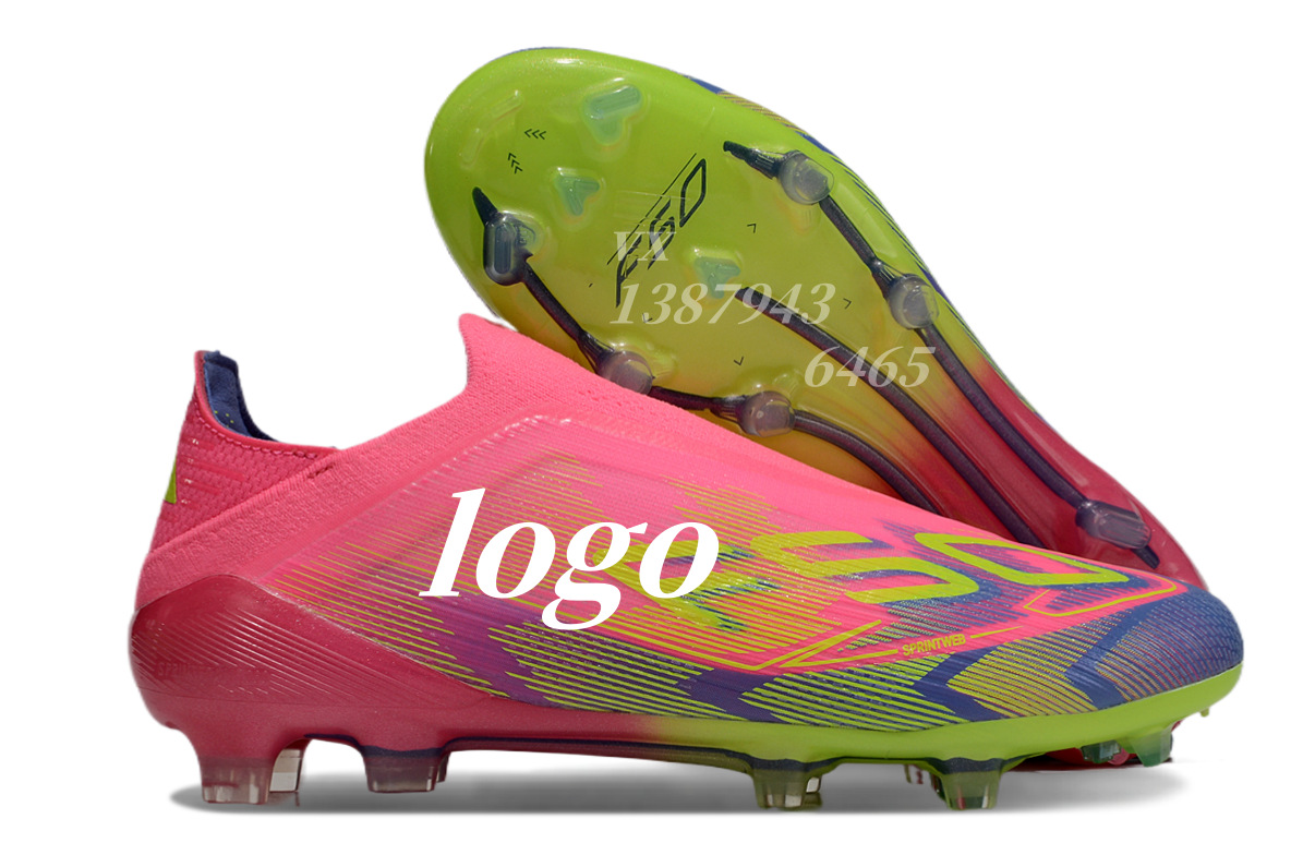 Putian fabricante al por mayor comercio exterior transfronterizo 2024 nuevo estilo X serie F50 zapatos de fútbol profesionales para hombres fg clavo