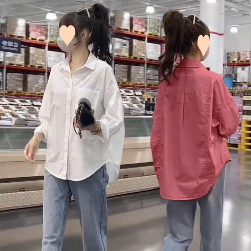 Women's Casual Fashion Trendy Shirts 2025 Spring and Autumn Top Loose Design Sensory Minority Shirt