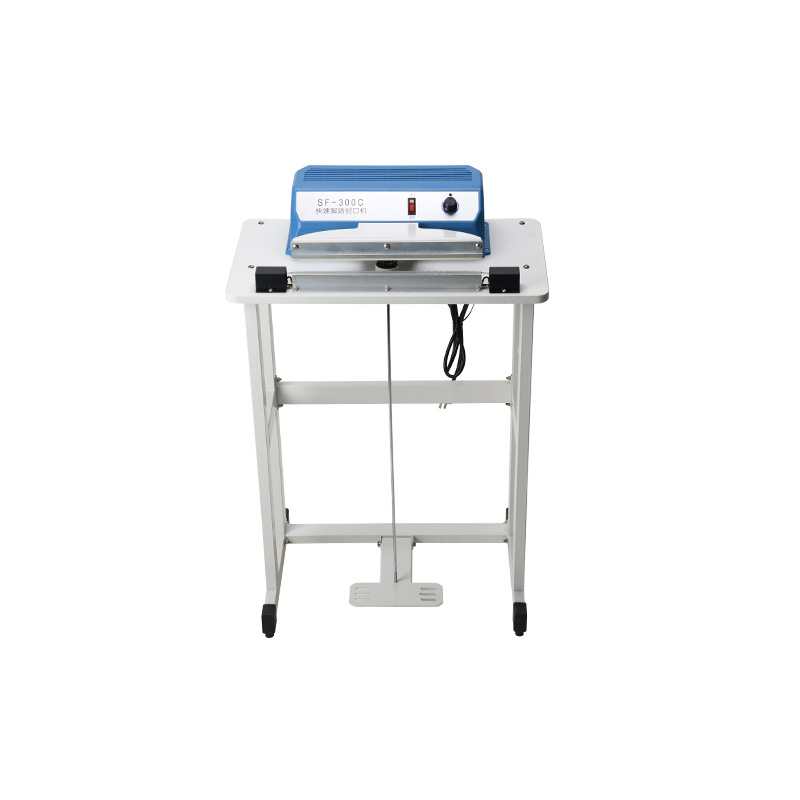Máquina de sellado de pie comercial POF máquina de sellado de plástico de película retráctil térmico bolsa de pastel de luna de té bolsa de envasado de alimentos máquina de sellado