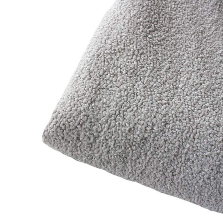厂家定制 经编针织超无光蚂蚁绒地毯沙发布 座垫靠垫服装外套面料
