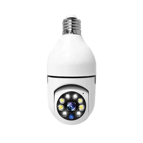 Home Dual-Band WiFi Remote Monitoring Camera 360-Degree Smart High-Definition Bulb-Style Light Head Monitor Camera