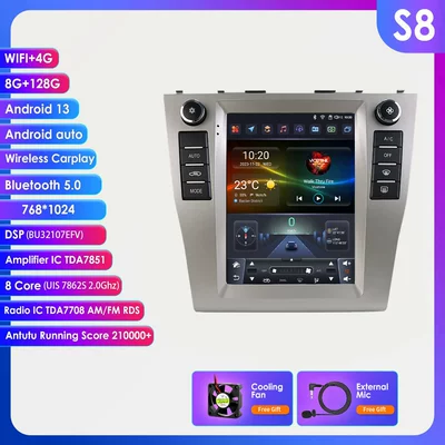 Navigation Carplay — DVD Navigation - 8128g-wifi4g-lte-version-7862-carplay-eight-core-97inch-suitable-for-06-11-toyota-camry