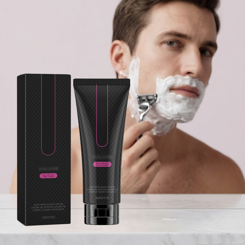 Smooth shaving cream, gentle cleansing, softens beard, delicate, smooth, and soft texture, refreshing, cleanses skin, and provides daily care Smooth shaving cream, gentle cleansing, softens beard, delicate, smooth, and soft texture, refreshing, cleanses skin, and provides daily care