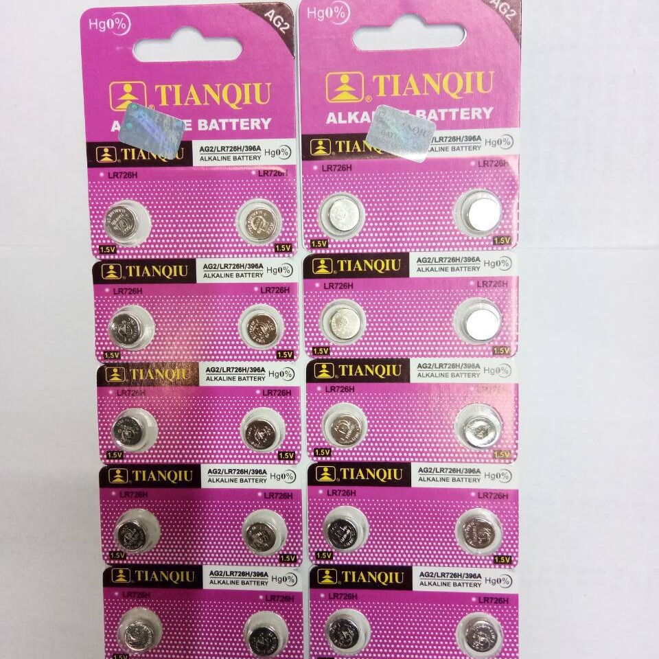 天球AG2纽扣电池 LR726电子  396A 批发
