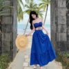 Blue set, breast pads