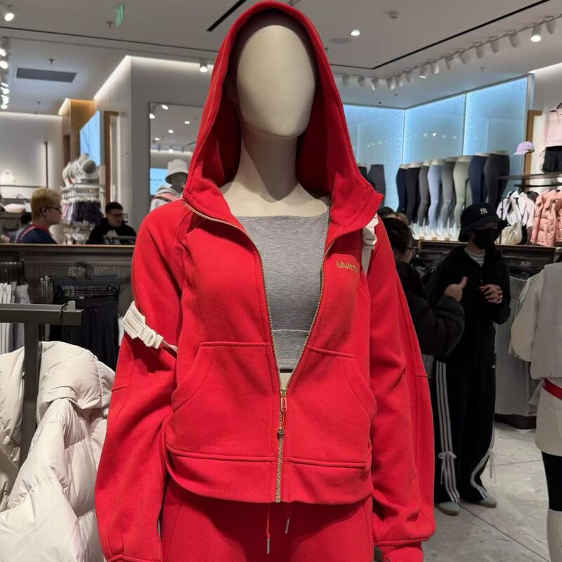 Lulu Original Limited Edition Sweatshirt Scuba Jacket Fitness Zip-Up Cardigan Fleece Set Yoga Wear That Can Be Worn Outside