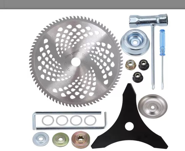 Venta directa de fábrica Placa de cadena cabeza de hierba 20 dientes cuchillo placa Cadena de 9 pulgadas hoja dentada cabeza de hierba accesorios cortacésped